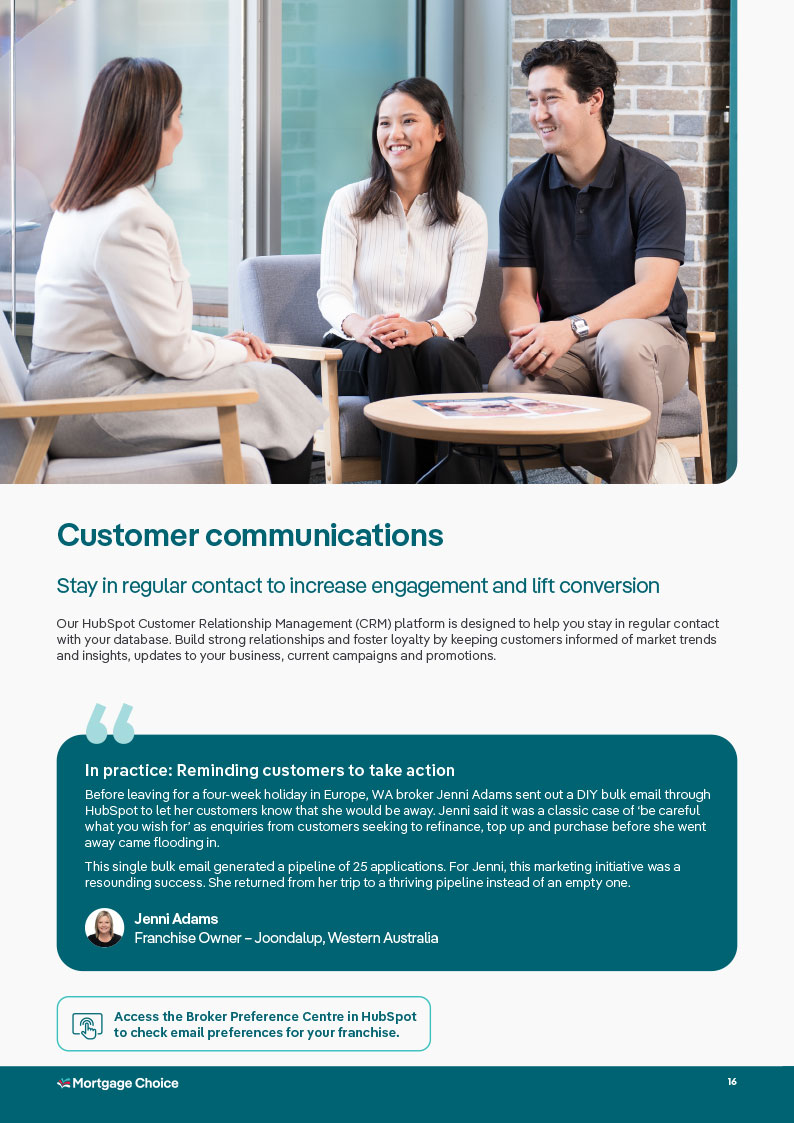 Mortgage Choice Custommer Comms