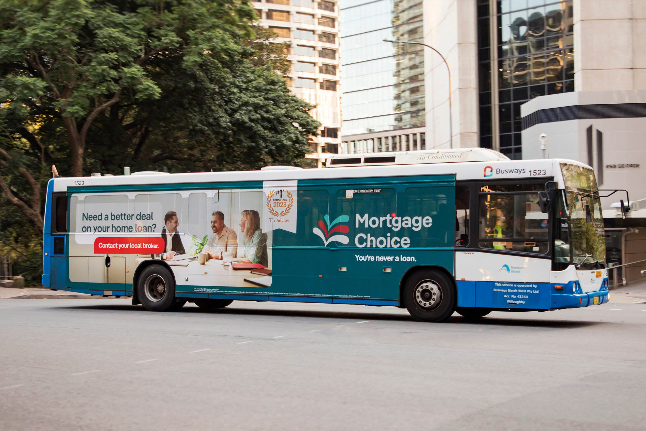 Mortgage Choice Bus